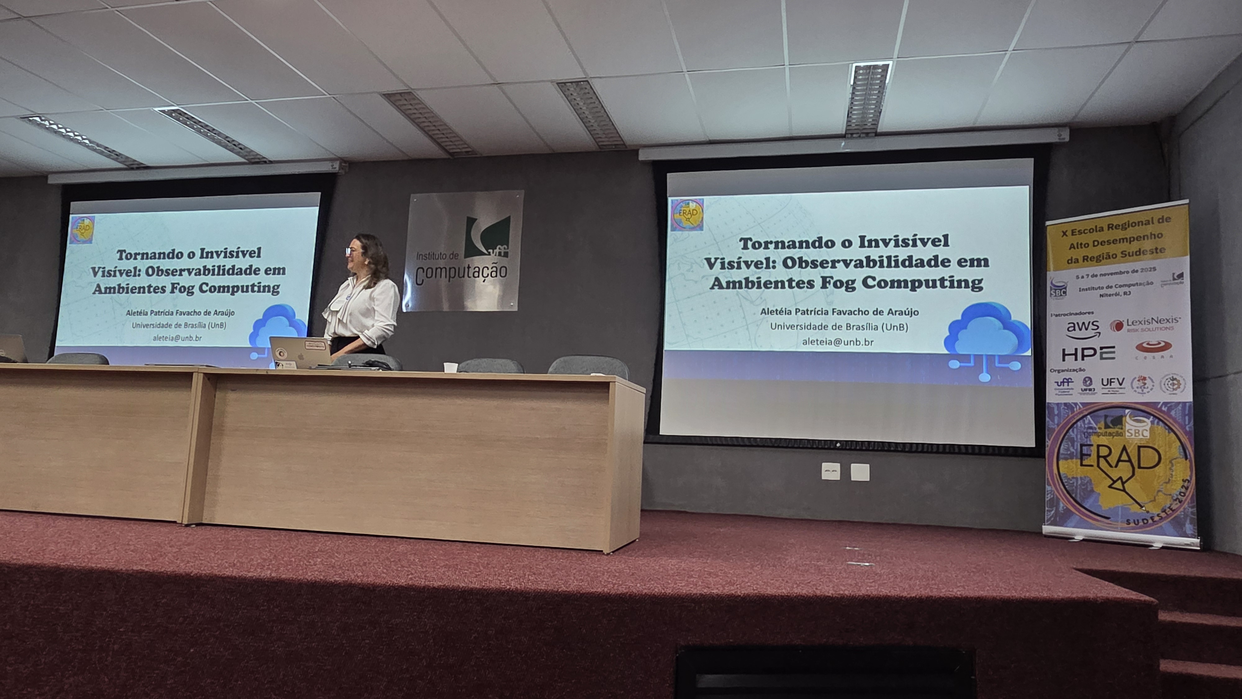 Keynote convidada (Profa. Aleteia Araújo)