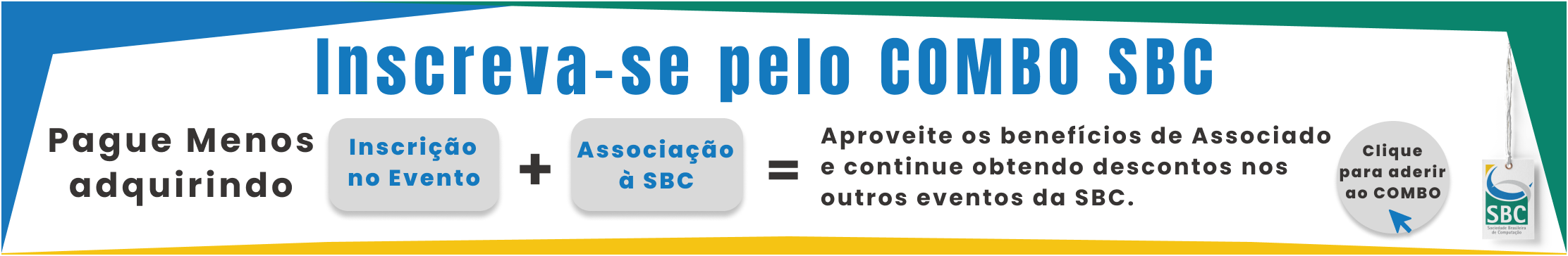 Banner de Inscrições ERAD/SE 2026